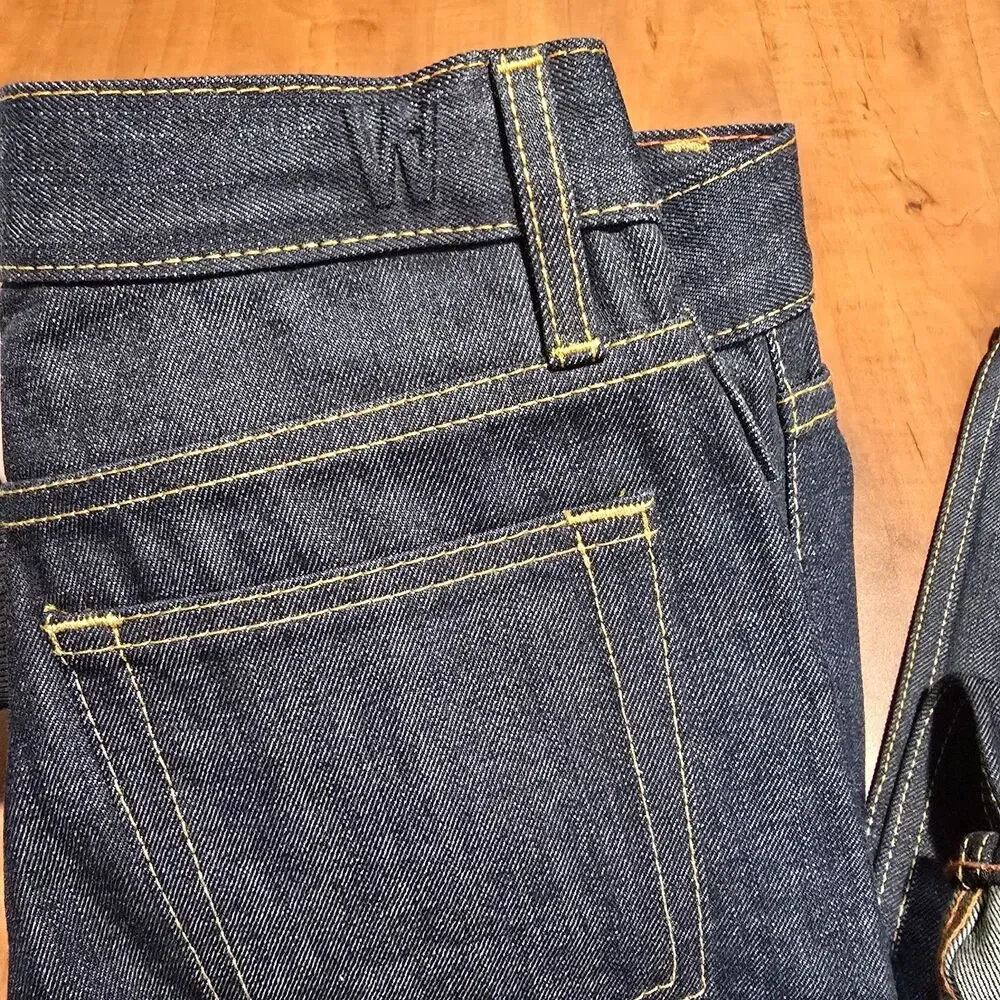 NEW Williamsburg Garment Company Grand St Raw Selvedge Denim Slim Jeans 28x31